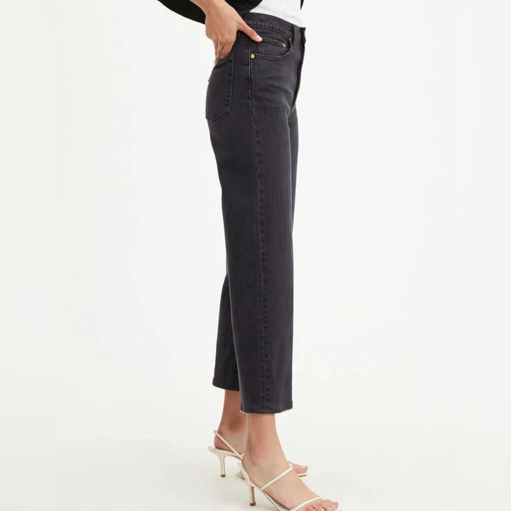 Women’s Levi’s Ribcage Straight Denim Black Jeans
